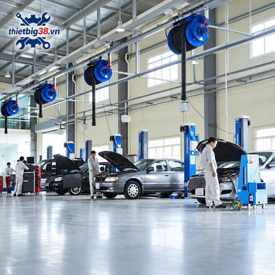 Lắp đặt thực tế tại xưởng