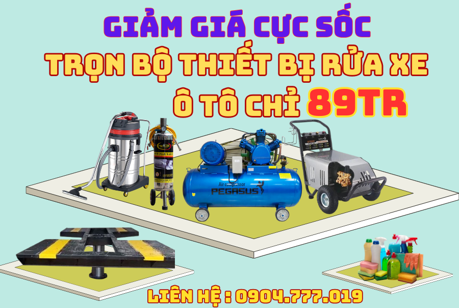 COMBO RỬA XE ÔTÔ