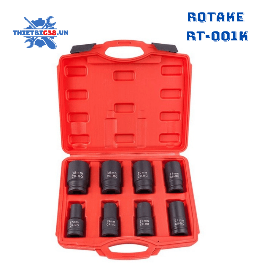 Bộ tuýp dài mở bulong 3/4” 8 chi tiết RT-001K