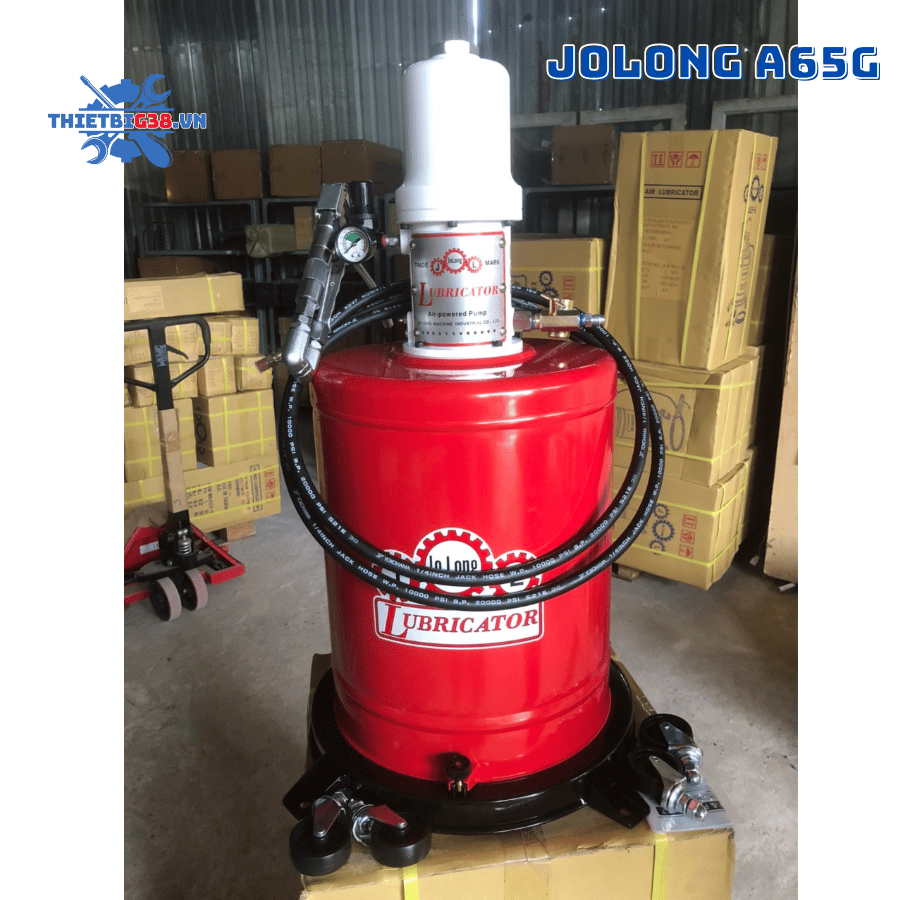 Thiết bị bơm mỡ bò bằng khí nén Jolong A65G