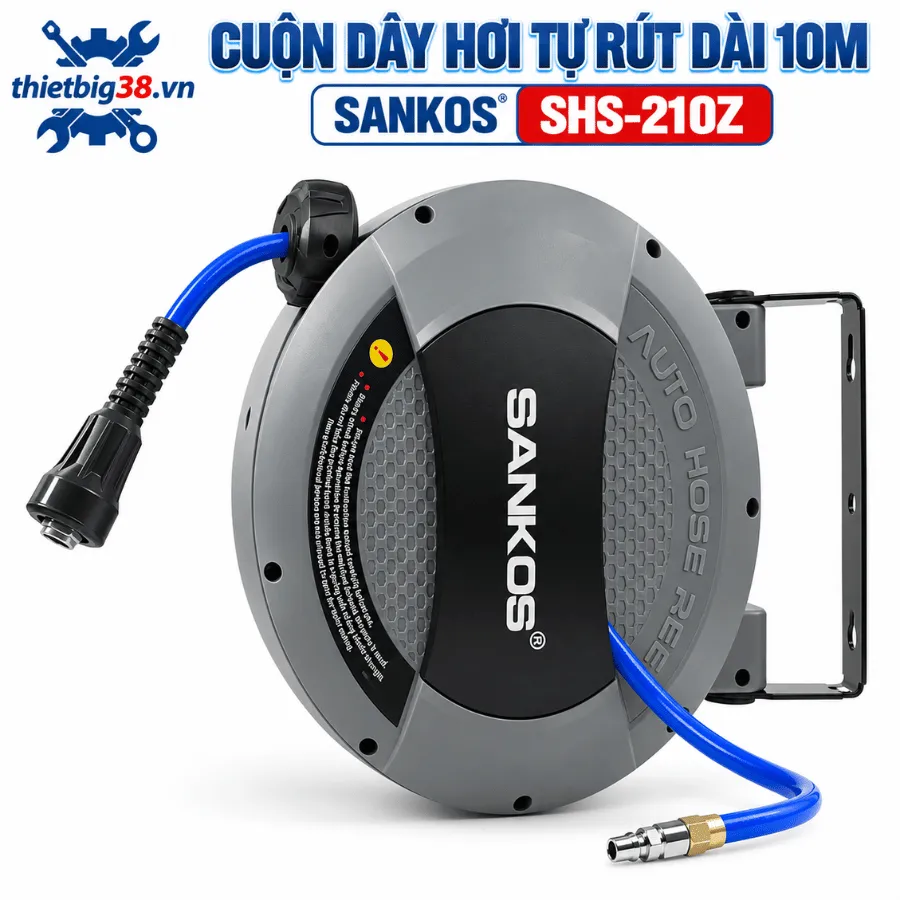 Cuộn dây hơi tự rút dài 10M Sankos SHS-210Z