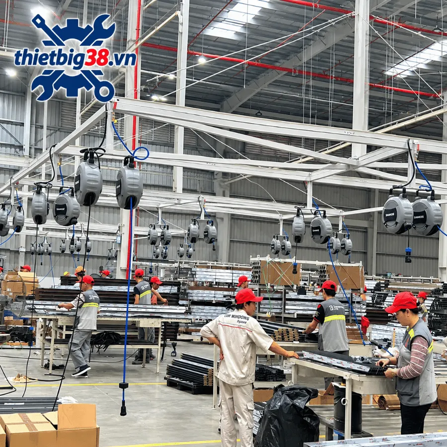 Cuộn dây khi nén tự rút dài 10M Sankos SHS-210Z