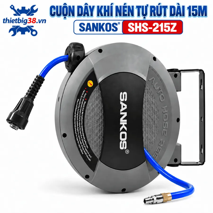 Cuộn dây khí nén tự rút dài 15M Sankos SHS-215Z