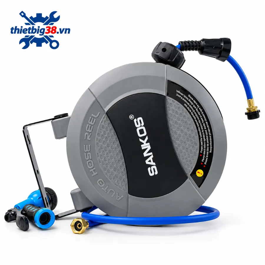 Dây nước 10m Cuộn dây nước tự rút 10m Sankos SWR-415P