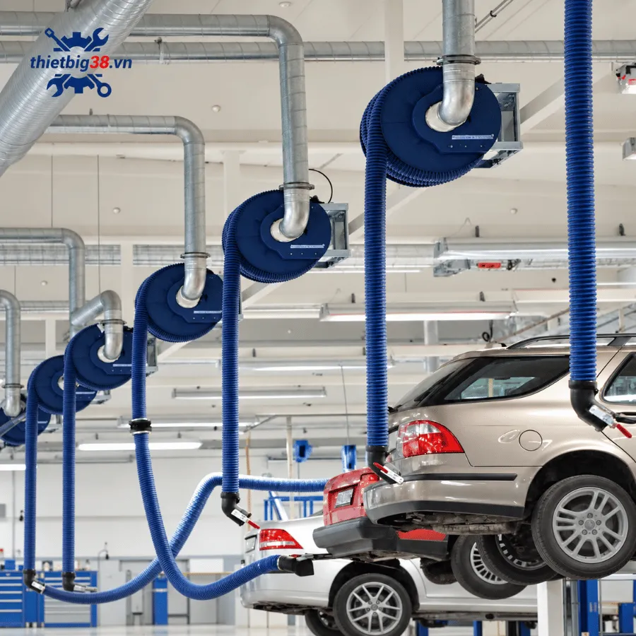 Cuộn hút khí thải ô tô dạng treo không bao gồm motor hút CLF CLF200707508