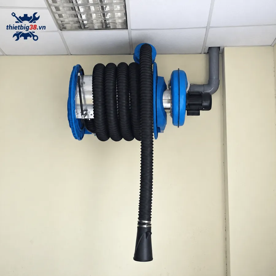 Cuộn hút khí thải ô tô dạng treo có Motor Hút CLF CLF200707508F0.75