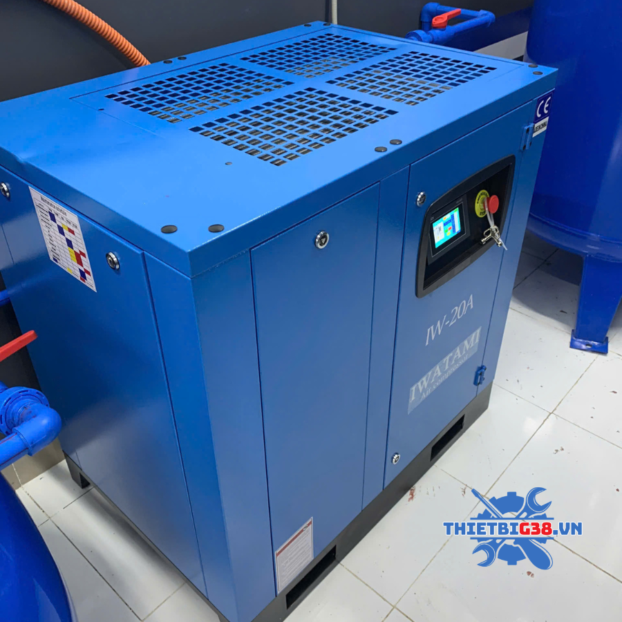 Hệ thống khí nén 7.5kw biến tần IWATAMI