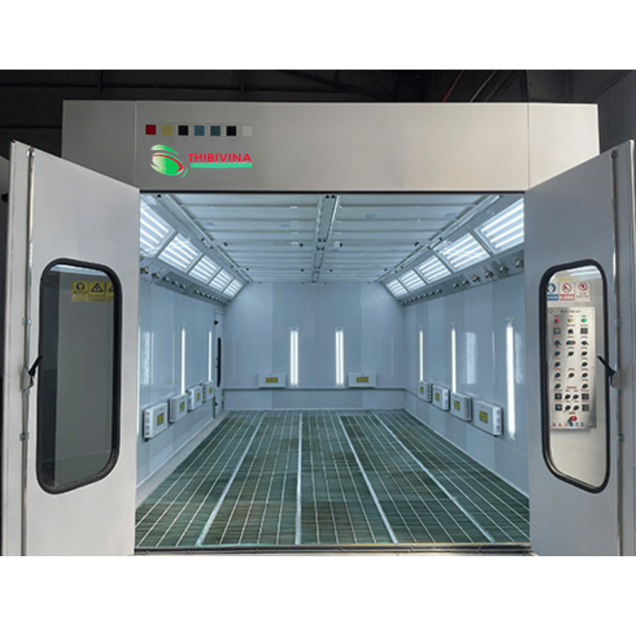 Phòng sơn sấy hồng ngoại gốc nước 5 sàn hở 