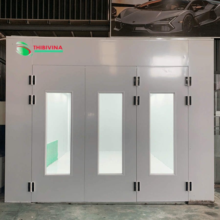 Phòng Sơn Nhanh 1 Quạt Hút 4KW – Giải Pháp Tiết Kiệm, Công Suất Cao Cho Xưởng Sơn Ô Tô