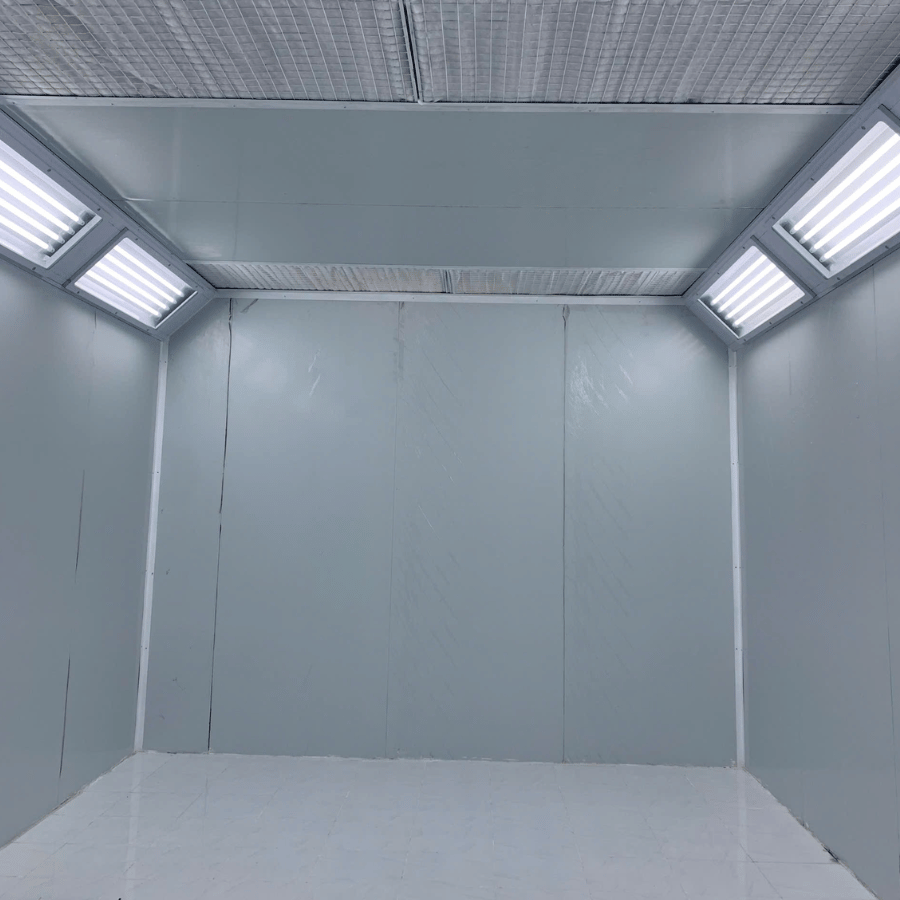 Phòng Sơn Nhanh 1 Quạt Hút 4KW – Giải Pháp Tiết Kiệm, Công Suất Cao Cho Xưởng Sơn Ô Tô