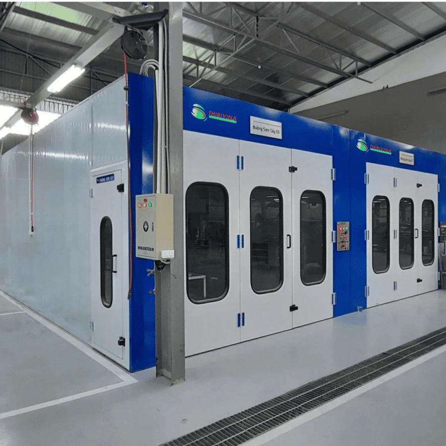 Phòng sơn sấy hồng ngoại 1 quạt 4KW