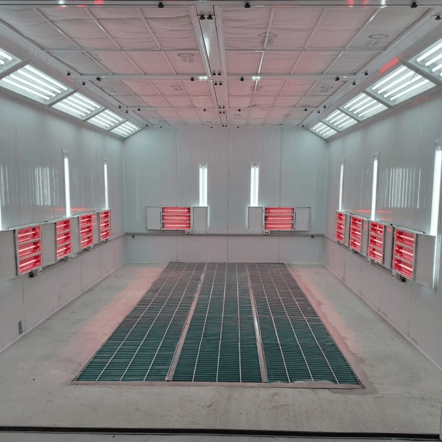 Phòng sơn sấy hồng ngoại 1 quạt 4KW