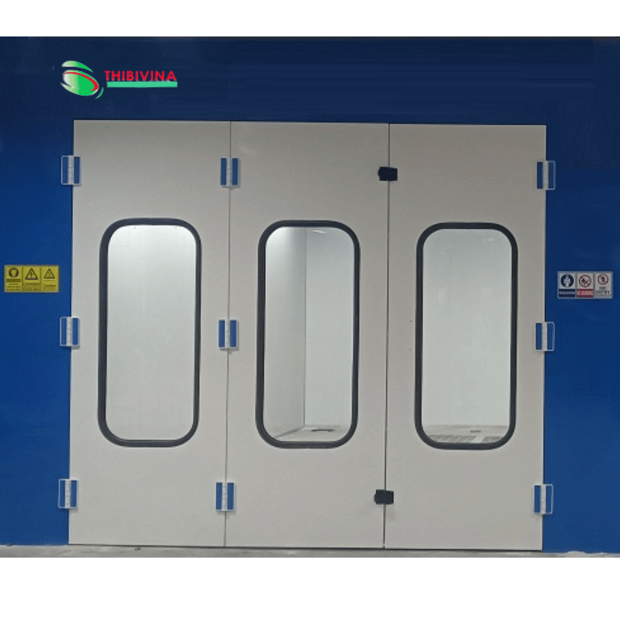 Phòng sơn nhanh lắp âm sàn 2 quạt 4KW W0407-20800-3