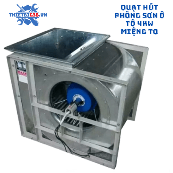Quạt hút phòng sơn ô tô 4kw miệng to