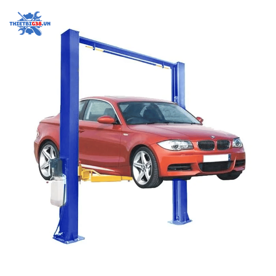 Cầu nâng 2 trụ giằng trên (cáp trên) UNIKA QJY4.0-D-1