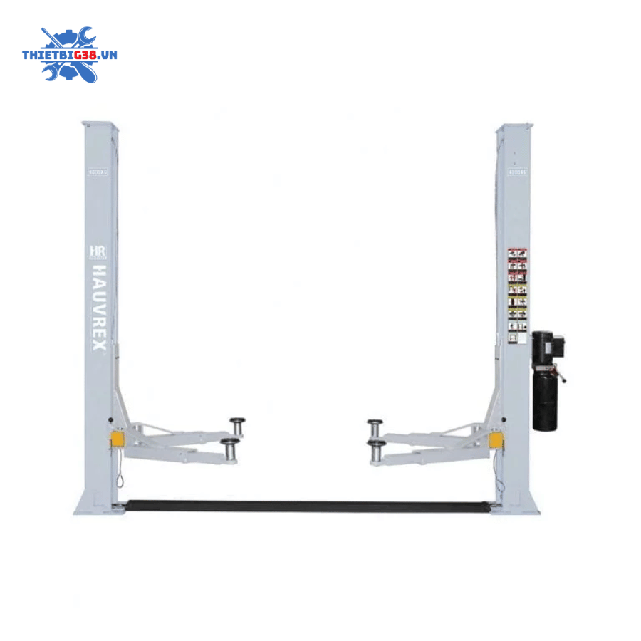 Cầu nâng ô tô 2 trụ giằng dưới (cáp dưới) Hauvrex HTL2140