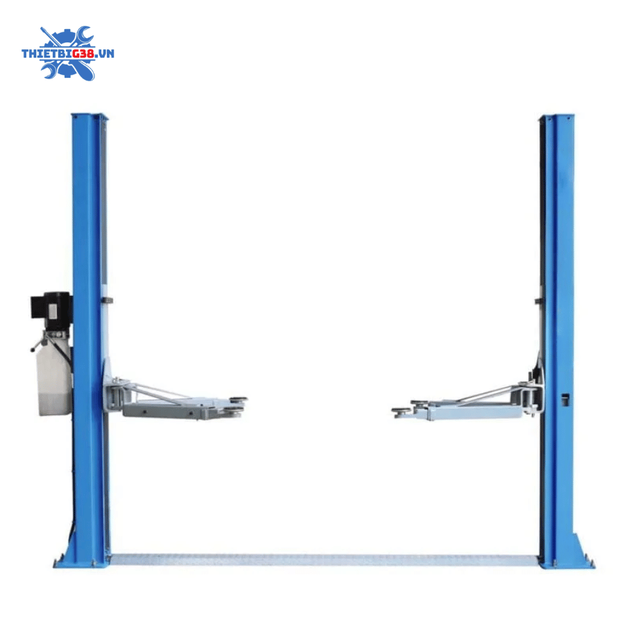 Cầu nâng 2 trụ giằng dưới (cáp dưới) Ravagi lift QY201