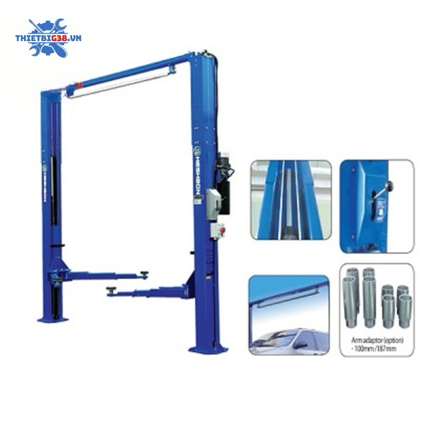 Cầu nâng 2 trụ kiểu cổng Heshbon HL-26KE