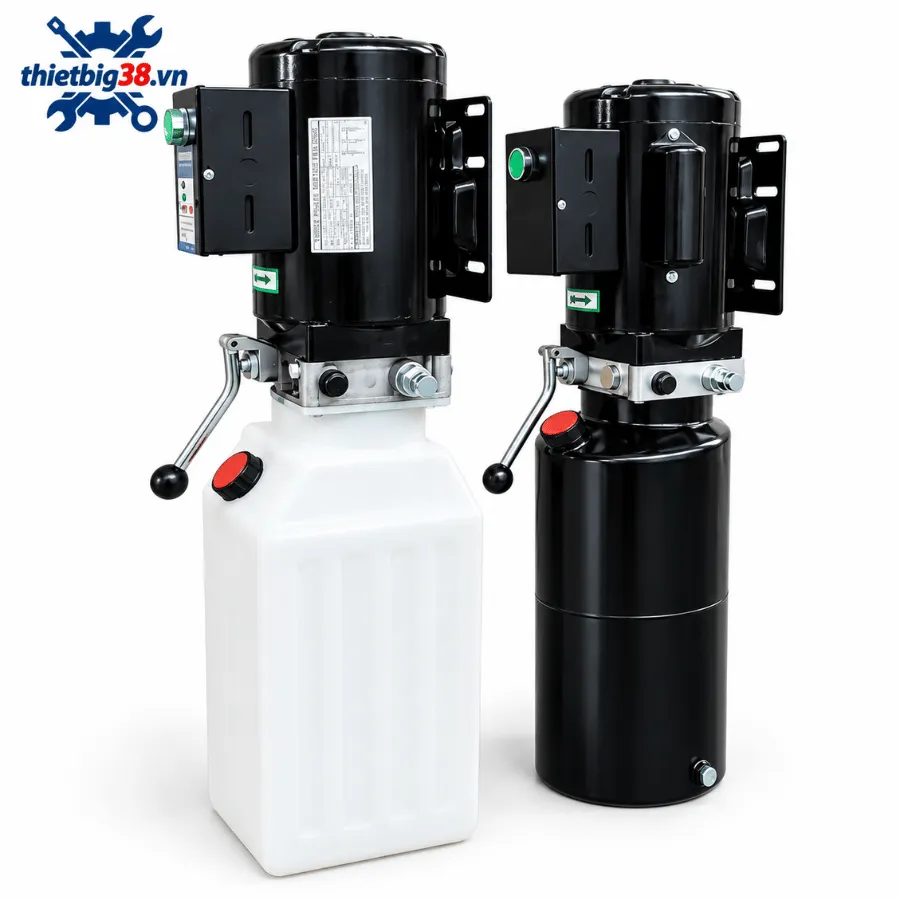 Mô tơ bơm nhớt cầu nâng ô tô 2 trụ 4 trụ điện 380V Ravagi Lift MT-380V