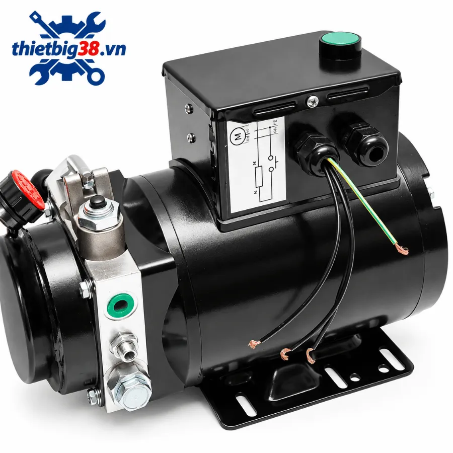 Cụm thủy lực Mô tơ bơm nhớt cầu nâng ô tô 2 trụ 4 trụ điện 380V Ravagi Lift MT-380V