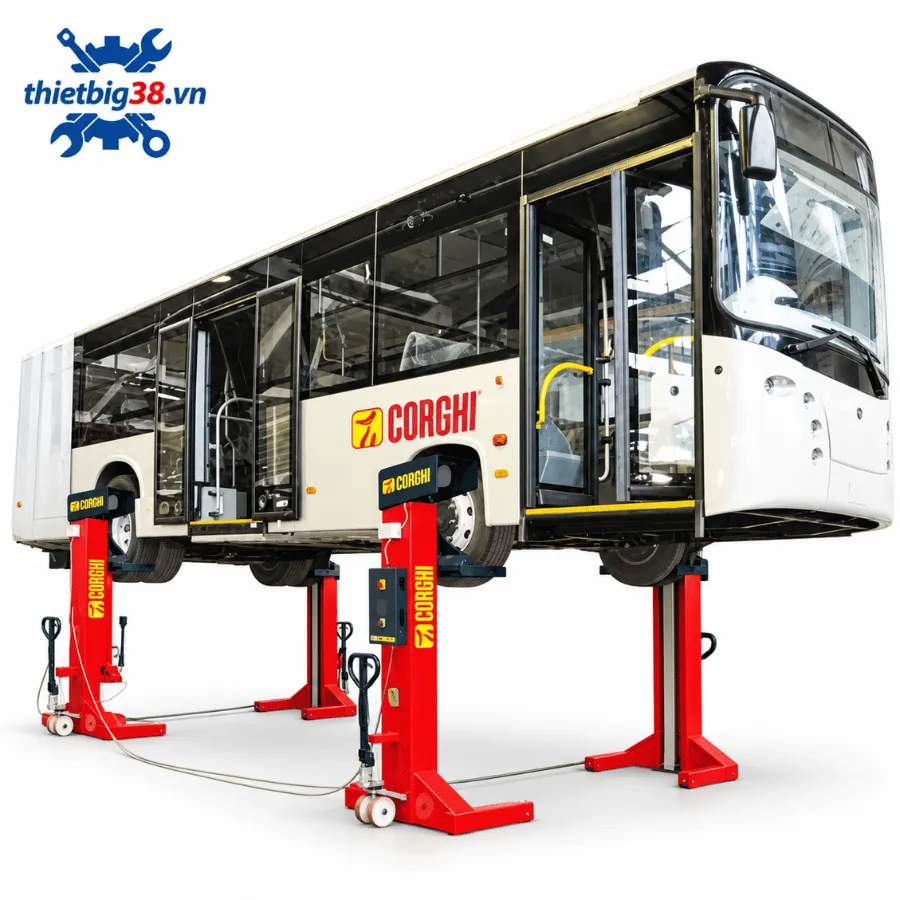 Cầu nâng 4 trụ độc lập 5.5 tấn/1 trụ cho Corghi ERCO-LE55