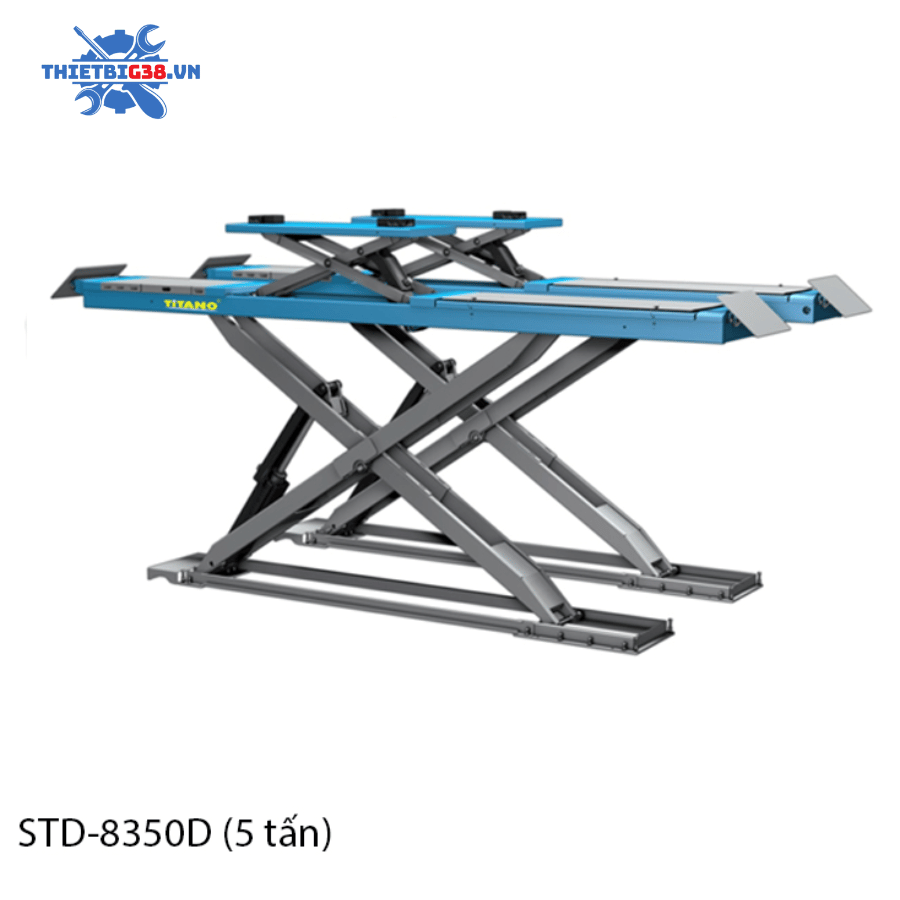 Cầu nâng kiểu cắt kéo STD-8350D - 2 tầng nâng