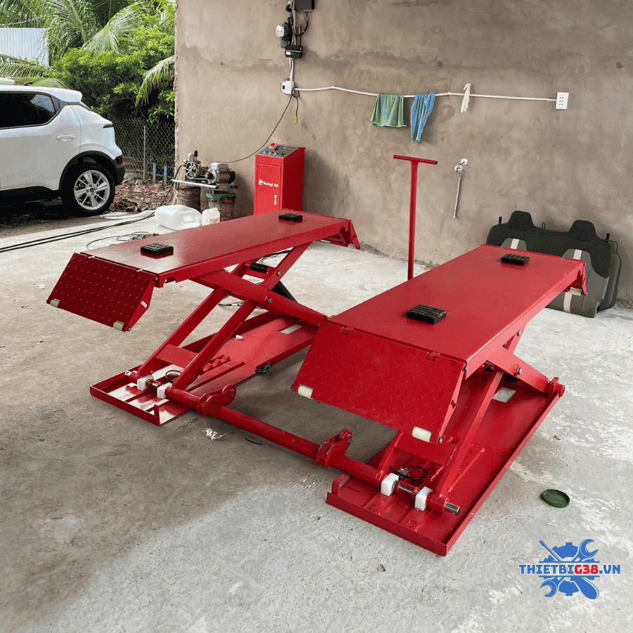 Cầu Nâng Cắt Kéo Di Động 3 Tấn RAVAGI LIFT RAV-1450N Công Nghệ Italia