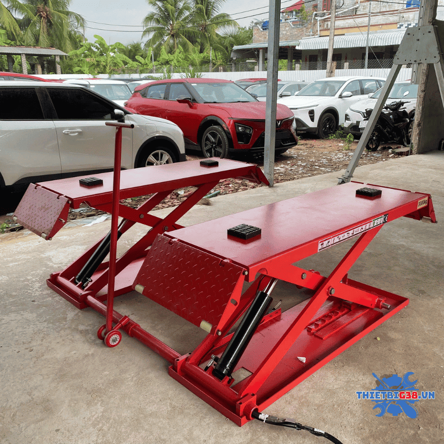 Cầu Nâng Cắt Kéo Di Động 3 Tấn RAVAGI LIFT RAV-1450N Công Nghệ Italia