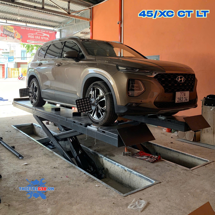 Cầu nâng cắt kéo 2 tầng RAVAGI LIFT nâng 5.0 tấn 45/XC CT LT