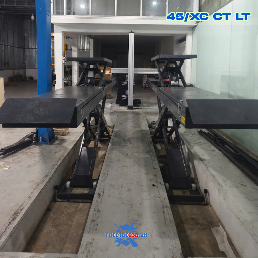 Cầu nâng cắt kéo 2 tầng RAVAGI LIFT nâng 5.0 tấn 45/XC CT LT