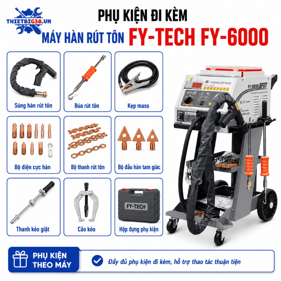 Máy hàn rút tôn FY-TECH FY-6000