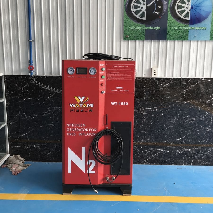 Máy bơm khí ni-tơ WATAMI WT-1650 – Bán tự động, bình chứa 50L
