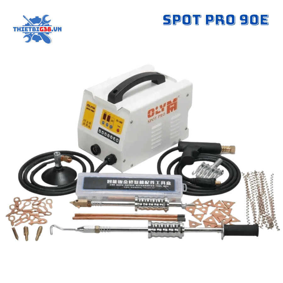 Máy Hàn Rút Tôn Xách Tay Spot Pro 90E | Dòng Hàn Lớn 6800A – Sửa Thân Vỏ Ô Tô Chuyên Nghiệp
