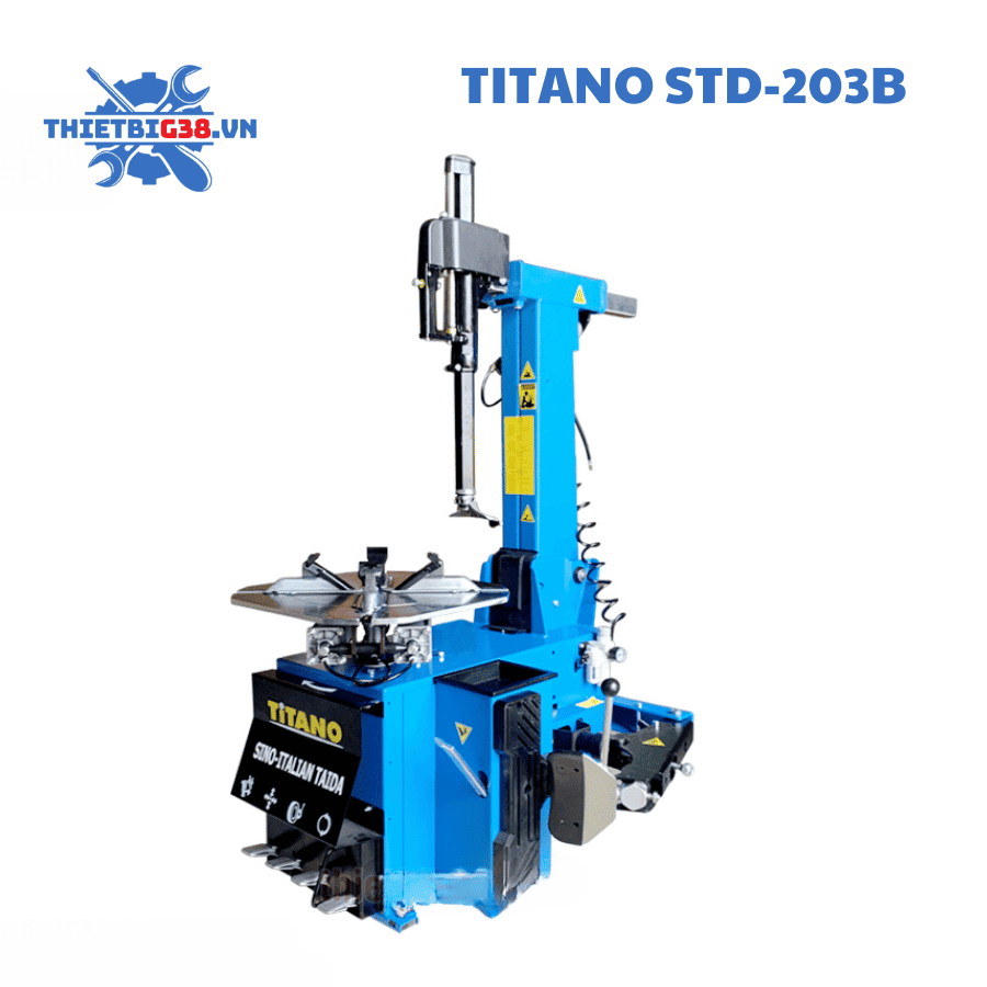 Máy tháo vỏ ô tô công nghệ Italia Titano STD-203B - Mâm 10-22 inch, Cần gật gù, Thân to