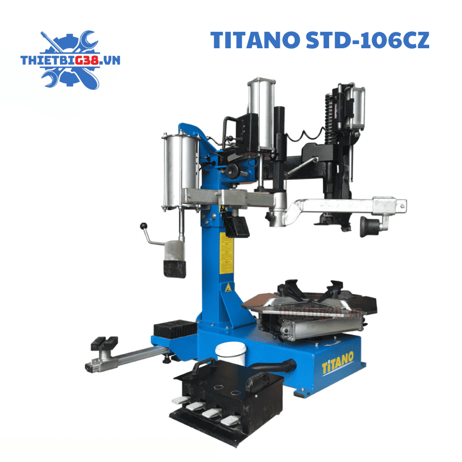 Máy tháo lốp lưu động Italy Titano STD-106CZ - Mâm 10-20 inch, Lắp trên thân xe, Hoạt động bằng khí nén