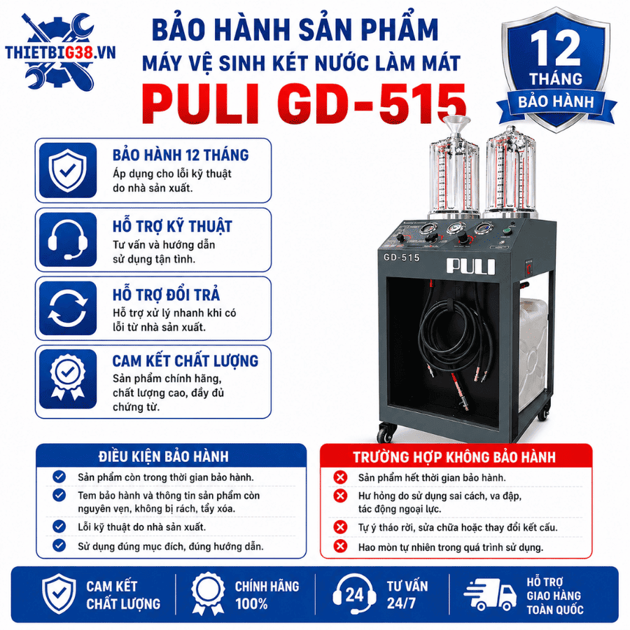 Máy vệ sinh két nước làm mát PULI GD-515
