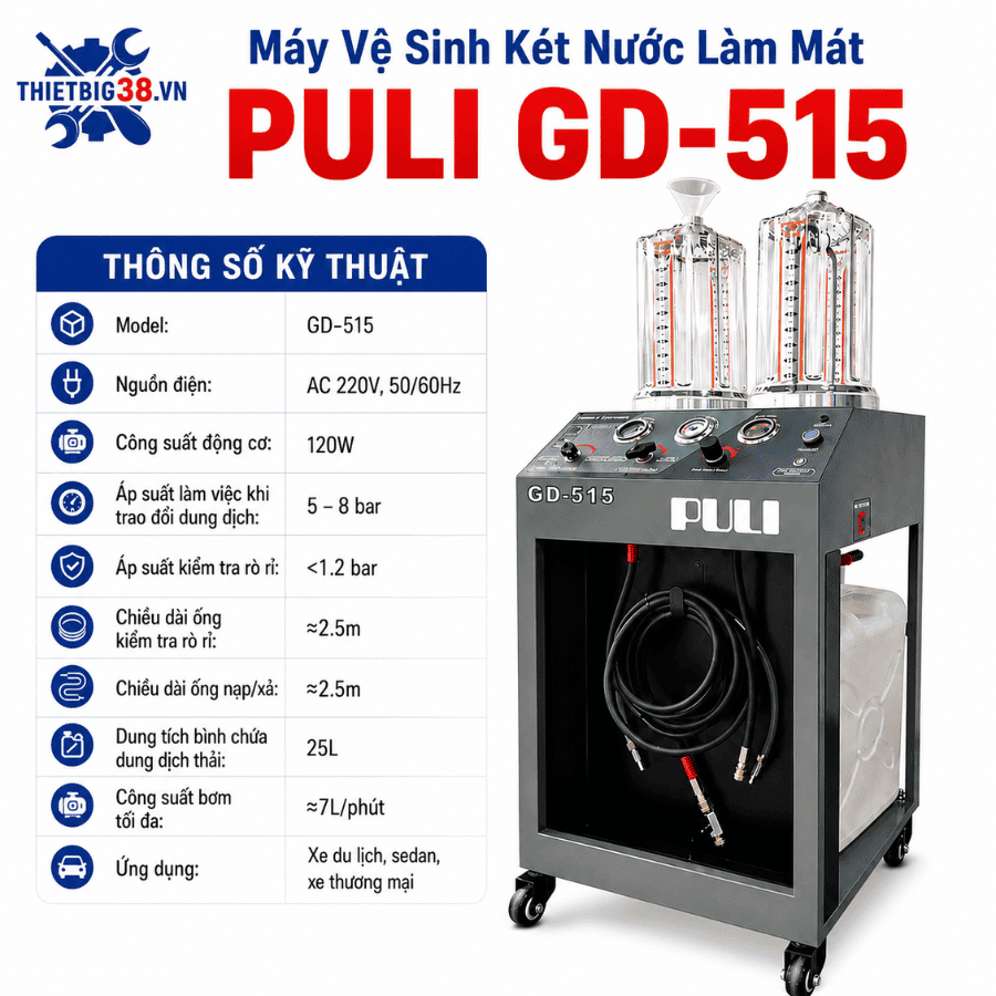 Máy vệ sinh két nước làm mát PULI GD-515