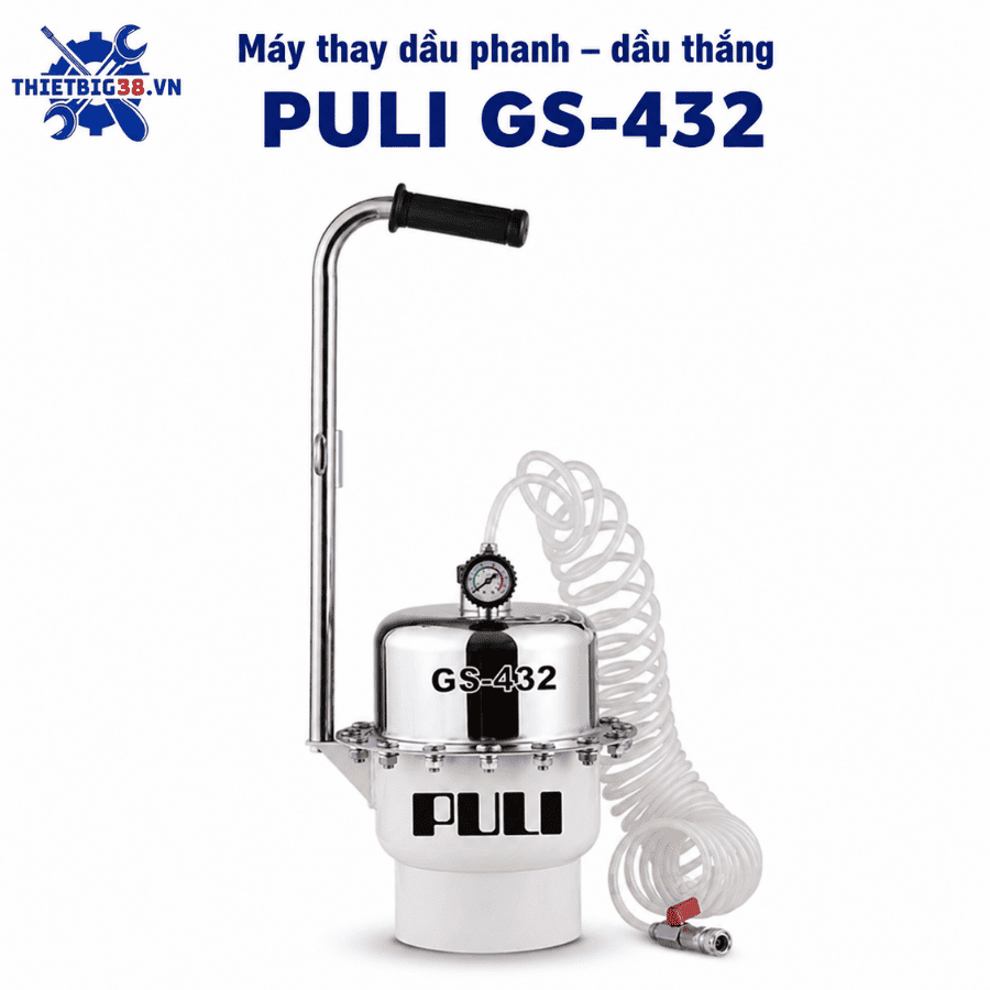 Máy thay dầu phanh dầu thắng PULI GS–432