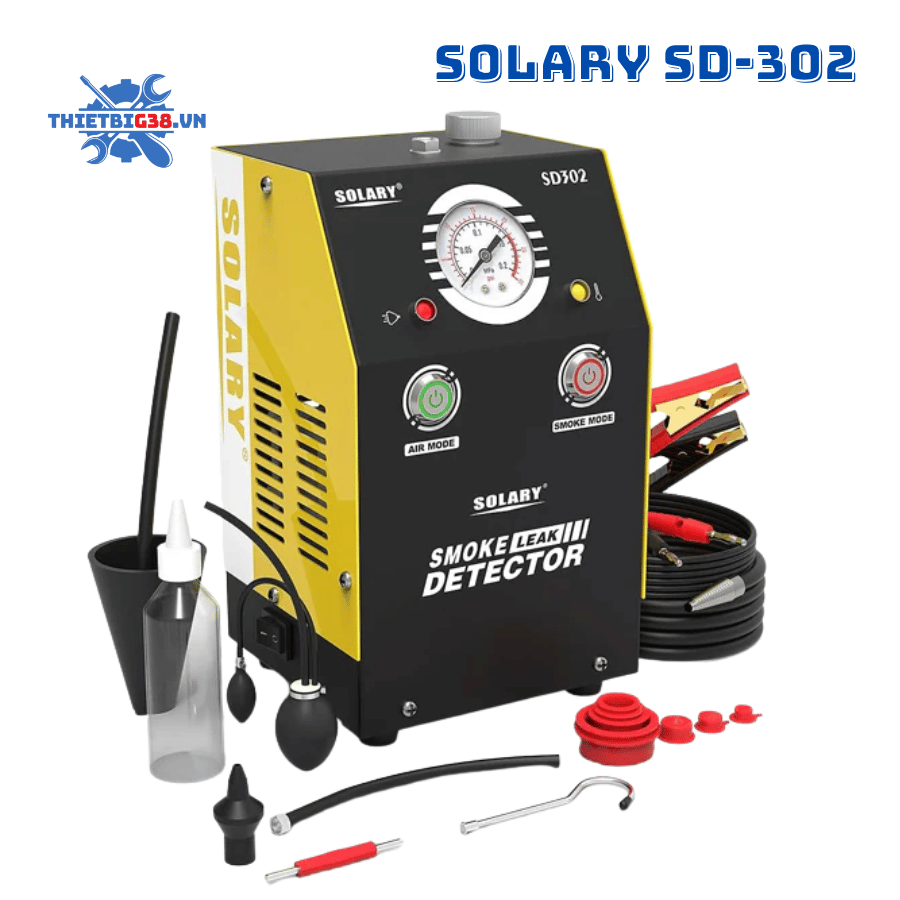 Máy Dò Rò Rỉ Khói Ô Tô Solary SD302 – Kiểm Tra Rò Rỉ EVAP, Khí Nạp, Khí Thải