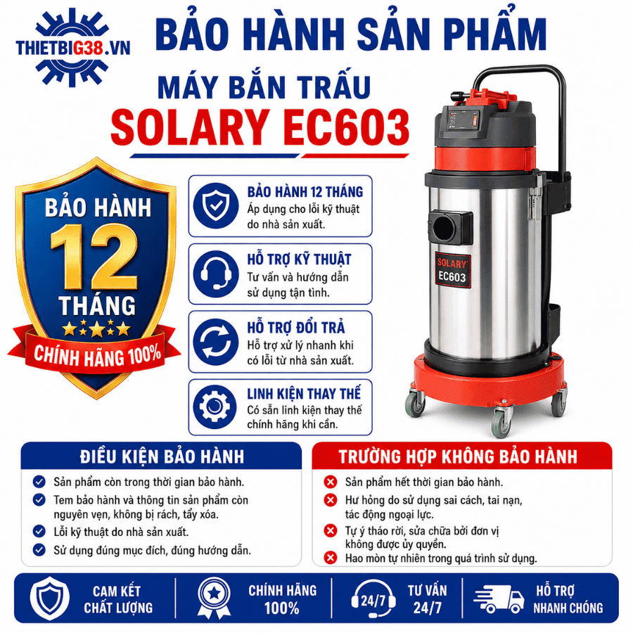 Máy bắn trấu Solary EC603