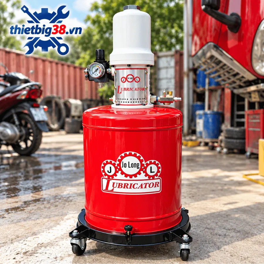 Sử dụng Thiết bị bơm mỡ bò bằng khí nén Jolong A65G