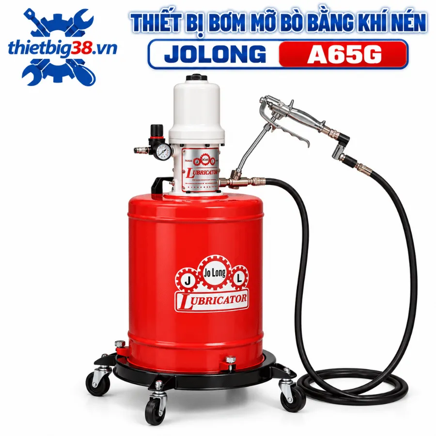 Thiết bị bơm mỡ bò bằng khí nén Jolong A65G