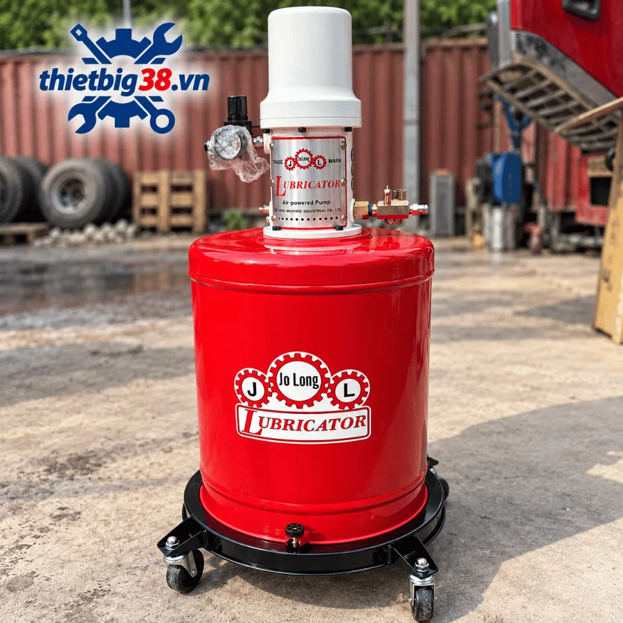 Bình chứa 20 lít Thiết bị bơm mỡ bò bằng khí nén Jolong A65G