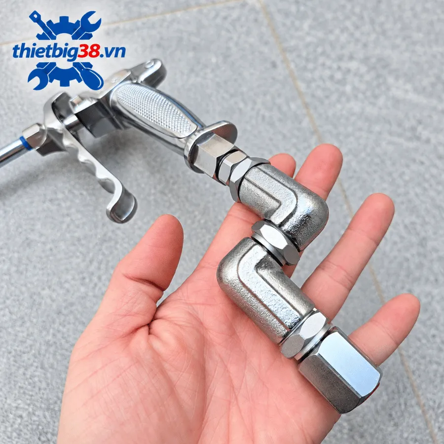 Đầu ren 1/4 inch Súng bơm mỡ bò Jolong G300
