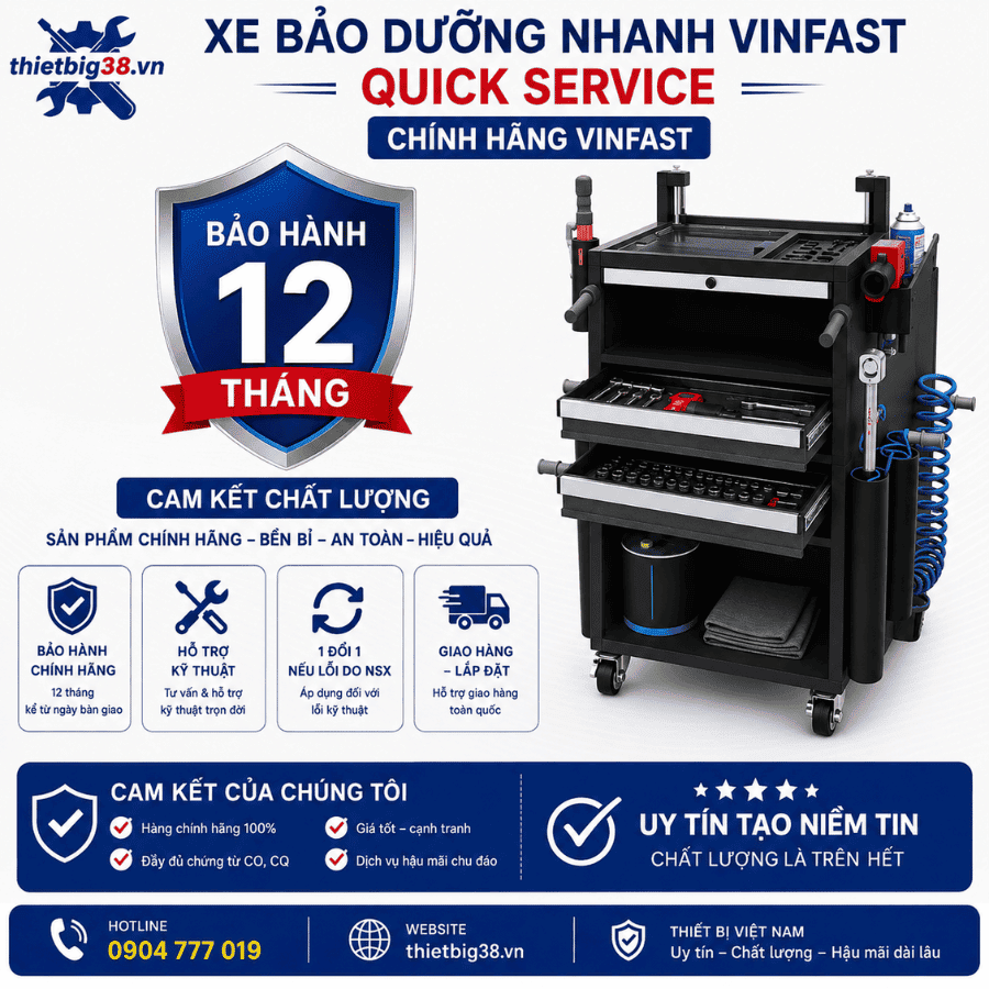 Xe Bảo Dưỡng Nhanh VinFast QS02 Quick Service Chính Hãng