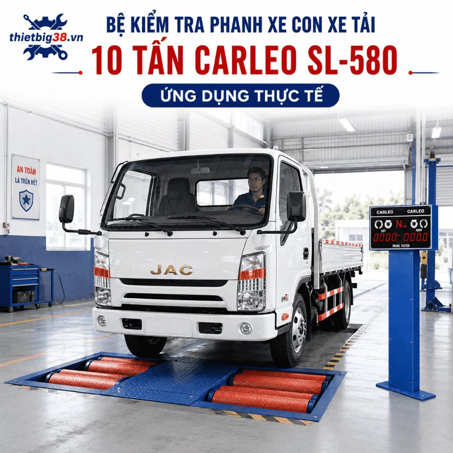 Bệ kiểm tra phanh xe con xe tải 10 tấn CARLEO SL-580