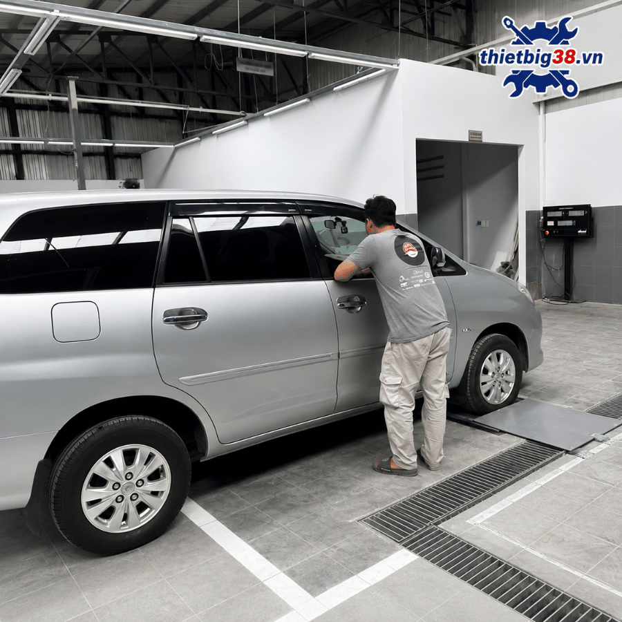 Thiết bị kiểm tra phanh và trượt ngang xe ô tô 4 tấn RAVAGI CGT-3T-3