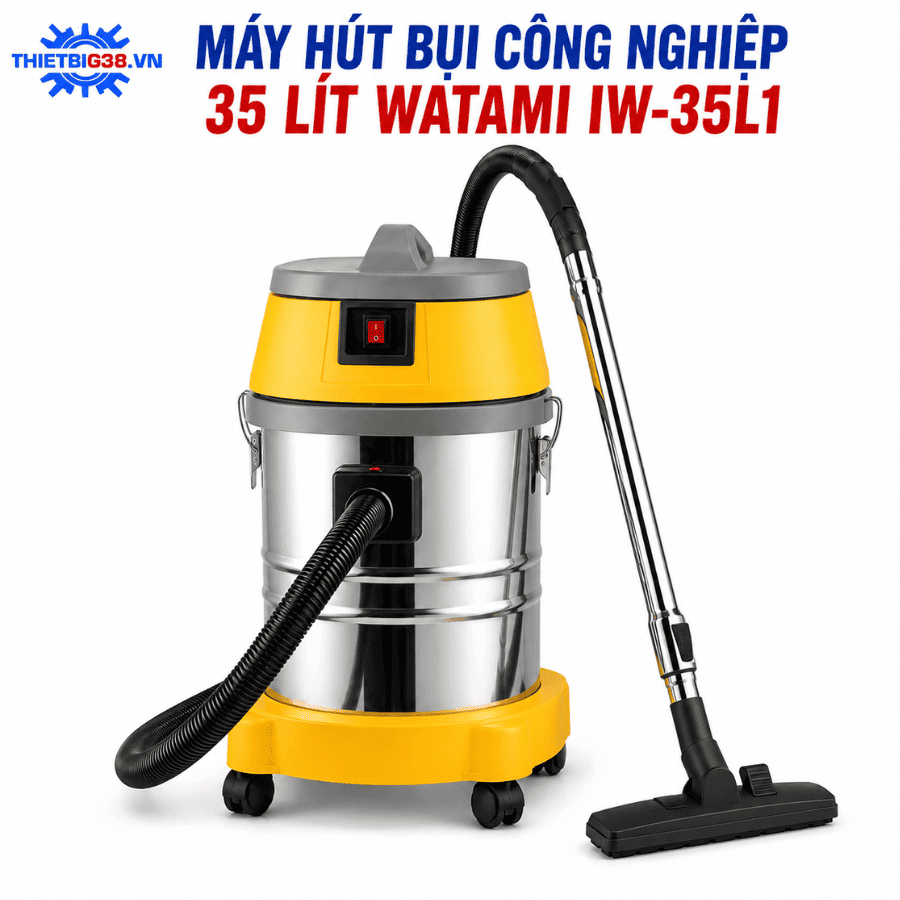 Máy Hút Bụi Công Nghiệp 35L 1 Motor WATAMI IW-35L1