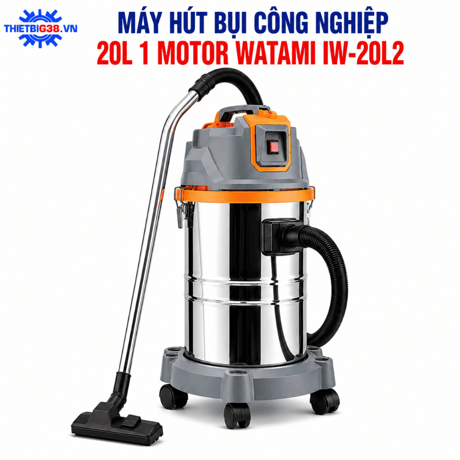 Máy Hút Bụi Công Nghiệp 20L 1 Motor WATAMI IW-20L2