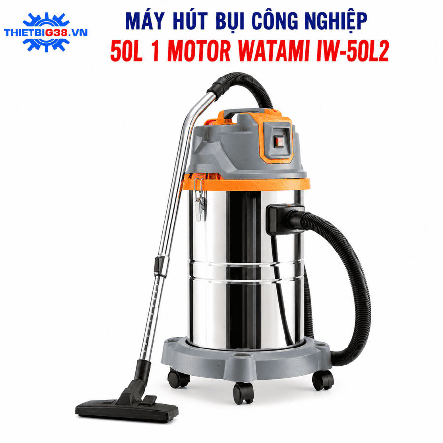 Máy hút bụi công nghiệp 50L 1 Motor WATAMI IW-50L2